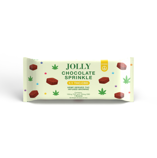 [BRO-CHO] Jolly Brownie: 1ct Chocolate Sprinkle 